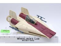 A-Wing Fighter 100% Complete Star Wars Droids 1985 Kenner Vintage Vehicle