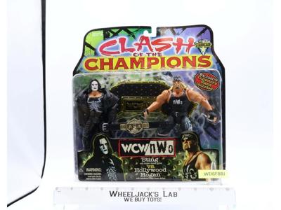 Sting vs Hollywood Hogan Clash of Champions WCW NWO 1999 Toybiz NEW SEALED
