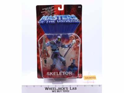 Skeletor 200X MOTU Masters Of The Universe He-Man 2001 Mattel Figure NEW MOSC
