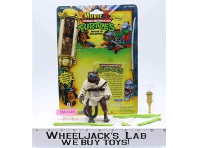 Splinter Movie III W/Card 100% Complete TMNT 1993 Playmates Action Figure