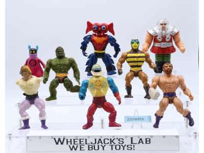 Lot of 8 He-Man Masters Of The Universe MOTU Vintage 1980's Mattel Figures