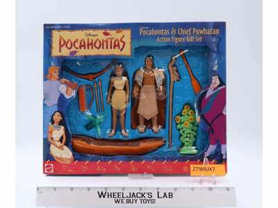 Pocahontas & Chief Powhatan Gift Set Disney's Pocahontas 1995 Mattel NEW SEALED