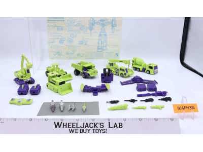 Devastator 100% Complete Vintage 1985 G1 Transformers Hasbro Action Figure
