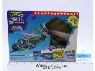 Airforce Mutation Donatello Complete W/Box Mighty Mutations TMNT 1994 Playmates