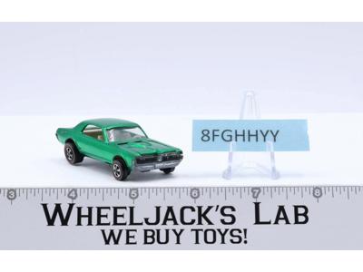 Custom Cougar Green 1968 Hot Wheels Mattel Vintage Redline RL