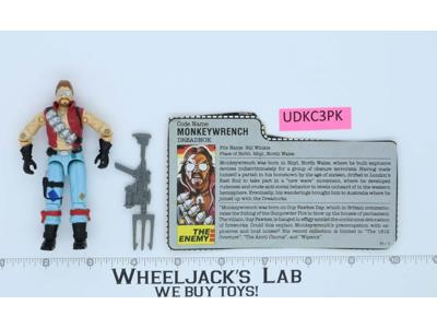 Monkeywrench V1 100% Complete G.I. Joe 1986 Hasbro Vintage Action Figure