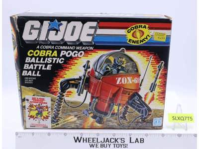 Cobra Pogo Ballistic Pod 100% Complete W/Box GI Joe 1987 Hasbro Figure Vehicle