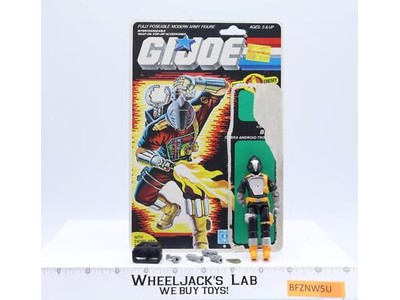 B.A.T.S. V1 Complete 34 Cardback 1986 G.I. Joe Hasbro Vintage Action Figure