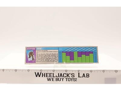 Krok Action Master Figure Tech Spec 1990 Vintage Hasbro G1 Transformers