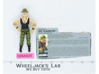 Sgt. Slaughter V1 G.I. Joe 1985 Hasbro Vintage Action Figure
