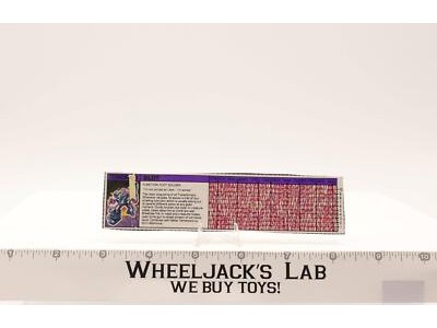 Blot Action Figure Tech Spec 1985 Vintage Hasbro G1 Transformers