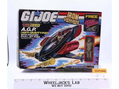 A.G.P. Anti-Gravity Pod Complete GI Joe 1987 Action Figure Vehicle NEW MIB