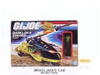 Darklon's Evader W/Driver 100% Complete GI Joe 1989 Hasbro Vehicle NEW MIB