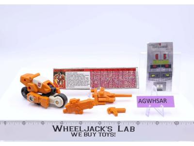 Afterburner 100% Complete UNUSED STICKERS 1987 Vintage G1 Transformers Figure