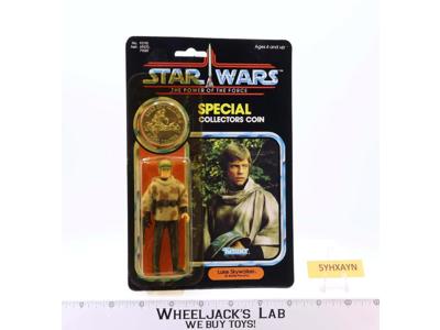 Luke Skywalker Battle Poncho 92 Back Star Wars POTF 1984 Kenner NEW MOSC SEALED