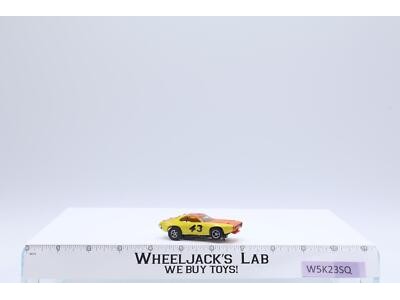 Aurora AFX Plymouth Road Runner HO Slot Car Tyco Vintage #43 Orange Yellow NICE!