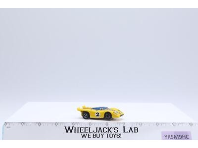 Aurora AFX Porsche 917 Yellow Blue HO Slot Car Tyco Vintage #2