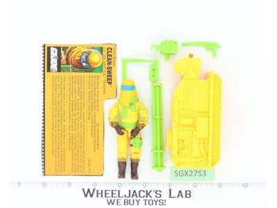 Clean Sweep V1 100% Complete G.I. Joe 1991 Hasbro Vintage Action Figure