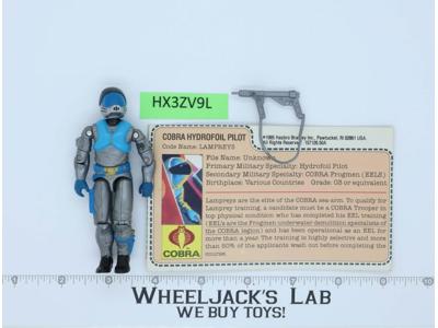 Lampreys V1 100% Complete G.I. Joe 1985 Hasbro Vintage Action Figure