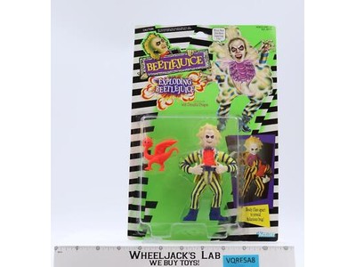 Exploding Beetlejuice W/ Dreadful Dragon Beetlejuice 1989 Kenner NEW SEALED