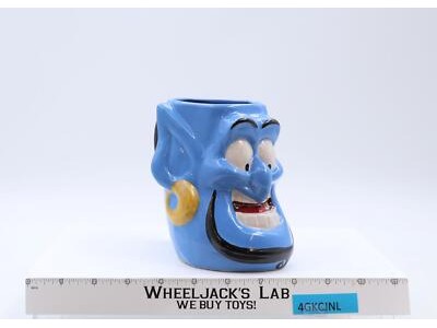 Ceramic Genie Head 3D Figural Coffee Mug Cup Aladdin Vintage Disney NEW MIB