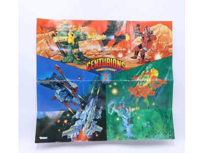 Centurions Power XTreme Poster 1986 Kenner 18"x16"