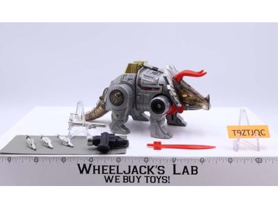 Slag 100% Complete 1985 Vintage G1 Transformers Triceratops Action Figure