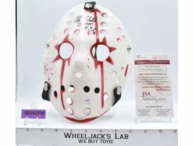 Jason Voorhees AUTOGRAPHED Plastic Mask Kane Hodder Friday the 13th W/COA