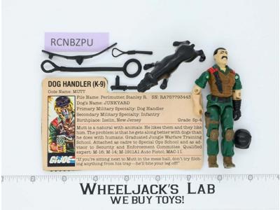 Mutt V1 100% Complete G.I. Joe 1984 Hasbro Vintage Action Figure