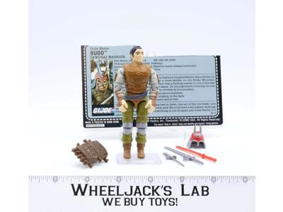 Budo V1 100% Complete G.I. Joe 1988 Hasbro Vintage Action Figure