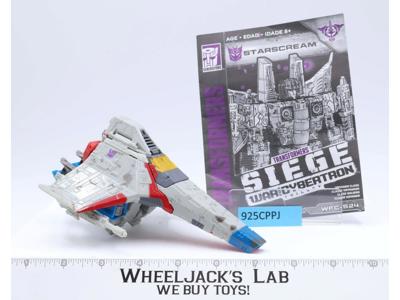 Starscream 100% Complete Transformers Siege War for Cybertron 2018 Hasbro Figure