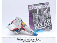 Starscream 100% Complete Transformers Siege War for Cybertron 2018 Hasbro Figure