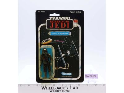 Tie Fighter Pilot 77 Back-A Star Wars ROTJ 1983 Kenner Action Figure NEW MOSC
