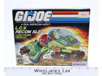 L.C.V. Recon Sled 100% Complete GI Joe 1986 Hasbro Vintage Action Figure Vehicle