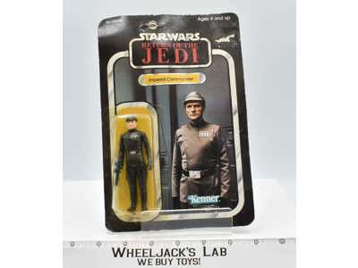 Imperial Commander 65 Back MOSC Star Wars ROTJ Return of the Jedi 1983 Kenner