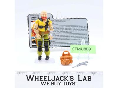 Taurus V1 100% Complete G.I. Joe 1987 Hasbro Vintage Action Figure