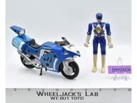 Triceratops Motorbike W/Ranger Power Rangers 1993 Bandai Action Figure Vehicle