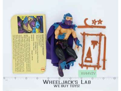 Shredder HARD HEAD 100% Complete Teenage Mutant Ninja Turtle 1988 Playmates
