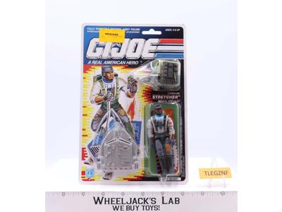 Stretcher GI Joe 1990 Hasbro Vintage Action Figure NEW MOSC SEALED