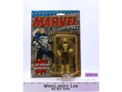 The Punisher Cap Firing Weapons Marvel Comics Super Heroes 1990 Toybiz NEW MOSC