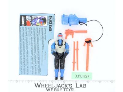 Snake Eyes V4 100% Complete 1991 G.I. Joe Hasbro Vintage Action Figure