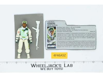 Iceberg V1 100% Complete G.I. Joe 1986 Hasbro Vintage Action Figure