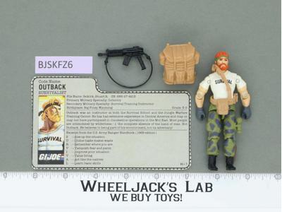 Outback V1 100% Complete 1987 G.I. Joe Hasbro Vintage Action Figure