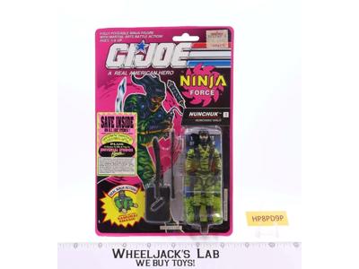Nunchuk GI Joe Ninja Force 1992 Hasbro Vintage Action Figure NEW MOSC SEALED