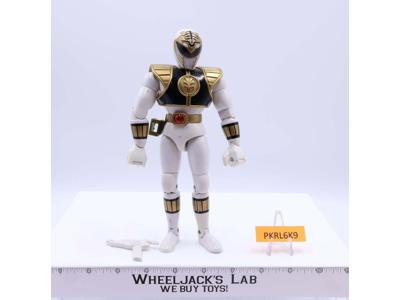 White Ranger Mighty Morphin Power Rangers 8" 1993 Bandai Vintage Action Figure