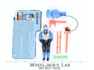 Snake Eyes V4 100% Complete 1991 G.I. Joe Hasbro Vintage Action Figure