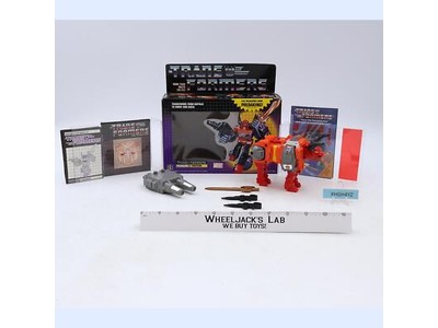 Tantrum METAL W/ Box 100% Complete 1986 Vintage Hasbro G1 Transformers Figure