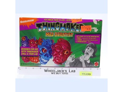 Nickelodeon Thingmaker Mad Scientist #12129 1994 Mattel NEW MISB SEALED