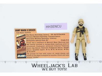 Clutch V2 100% Complete 1984 G.I. Joe Hasbro Vintage Action Figure