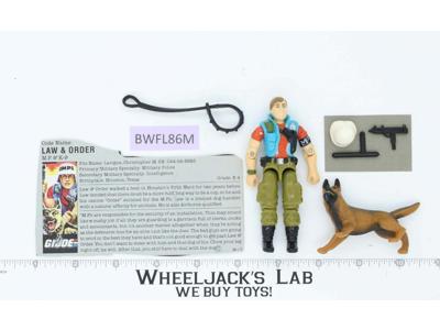 Law & Order V1 100% Complete G.I. Joe 1987 Hasbro Vintage Action Figure